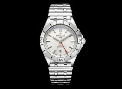 Breitling Mechanical Etc.2836 GMT Dual-time Movement 40MM White Watch